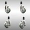 Service Caster 4 Inch 316SS Gray Poly Swivel 1-1/2 Inch Expanding Stem Caster Brake SCC, 2PK SCC-SS316EX20S414-PPUB-2-TLB-2-112 - alternate 1